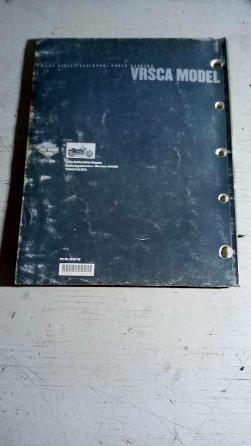 2002 Harley-Davidson VRSCA Vrod Used Parts Catalogue Part# 99457-02 - Image 3