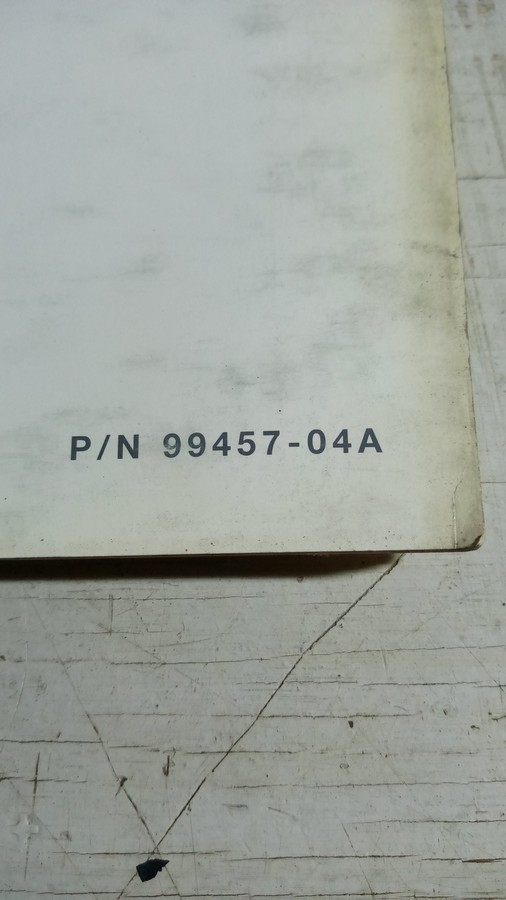 2004 Harley-Davidson VRSC Used Parts Catalogue Part# 99457-04A - Image 3