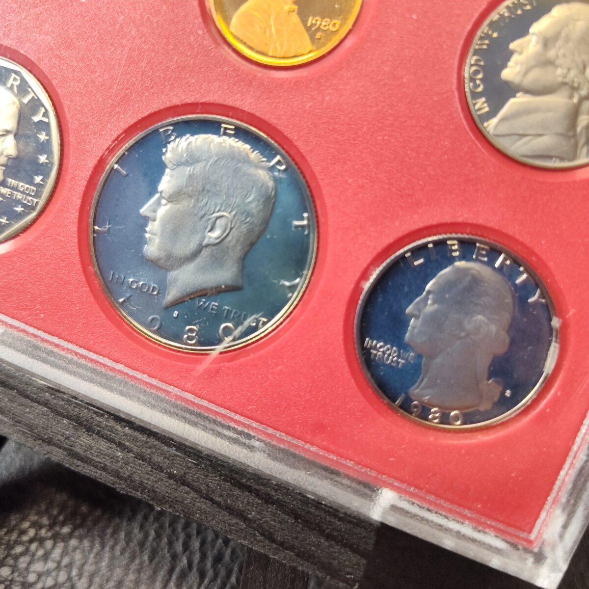 1980 US Mint Proof Set in original packaging, 6 Coins See photos for ...