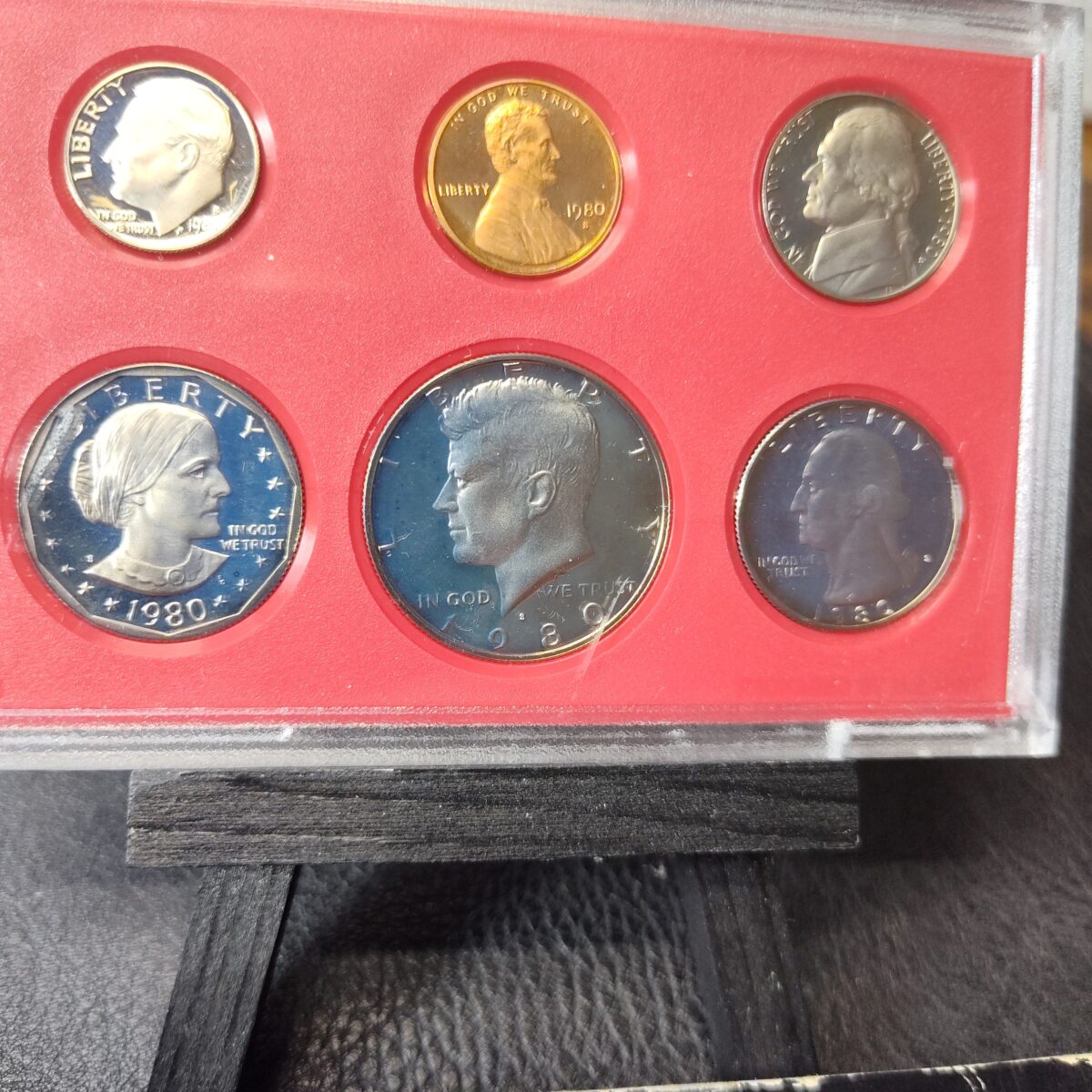 1980 US Mint Proof Set in original packaging, 6 Coins See photos for ...