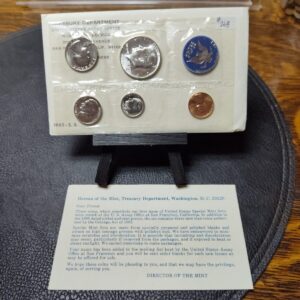 1965 US Mint Special Mint Set, SMS 5 Coin Set, includes 40% Silver Kennedy Half Dollar