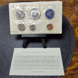 1965 US Mint Special Mint Set, SMS 5 Coin Set, includes 40% Silver Kennedy Half Dollar