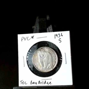 US Coin 1936 S Bay Bridge Half Dollar 50c MS Silver Commemorative